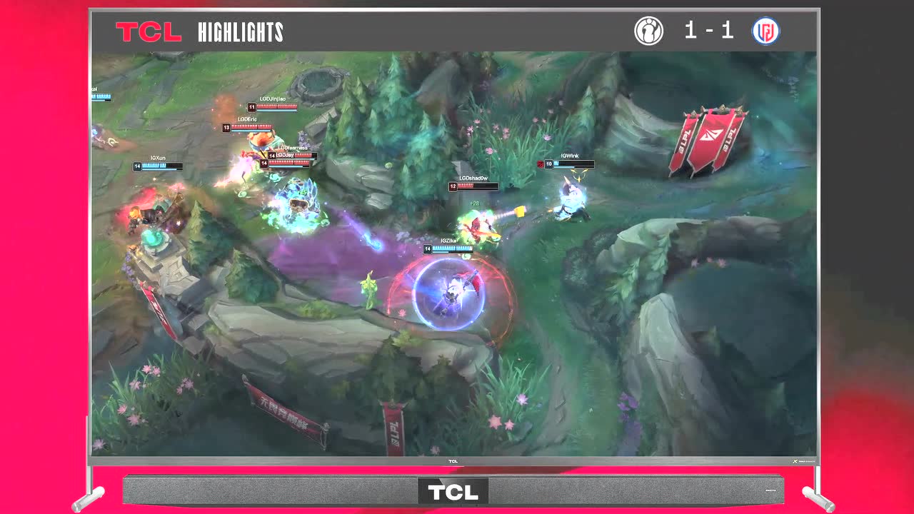 【高光时刻】LGD vs IG 第2局