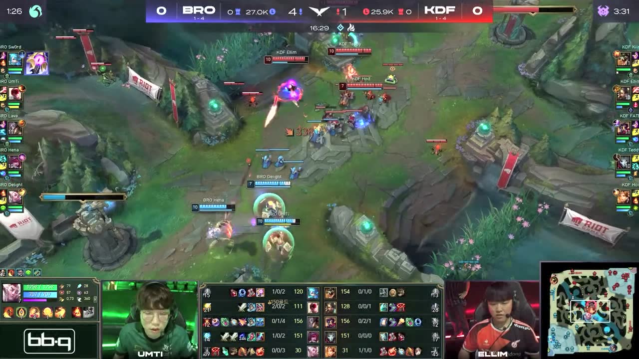 【回放】2022LCK春季赛W3D3 BRO vs KDF 第一局
