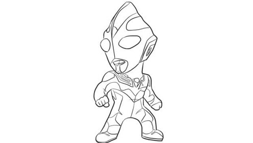 奥特曼儿童亲子简笔画 宝宝轻松学画画