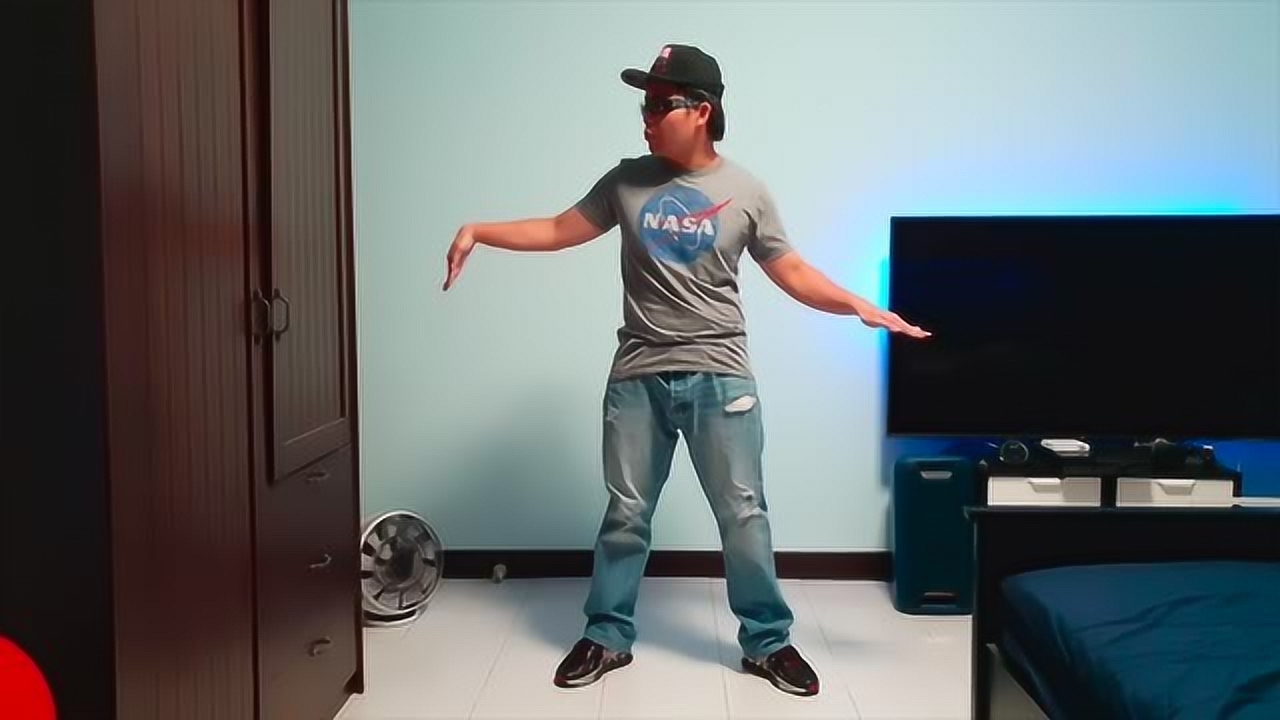 5分钟街舞教学poppin 基础电流舞waving tutorial