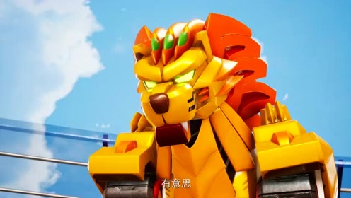 爆速合体:金狮王真的太厉害了,两招就把威甲打倒了!