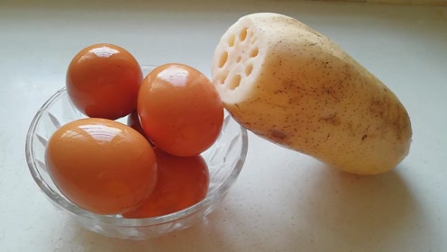 过年最馋这道菜,莲藕加鸡蛋,春节用它招待客人有面子,赞