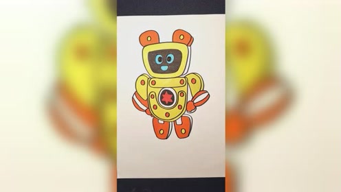 教大家画最近超火的嘟当曼,你们学会了吗