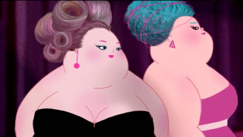 动画片:以胖为美的世界,瘦腰细腿的女人被视为残疾,250斤以上才算