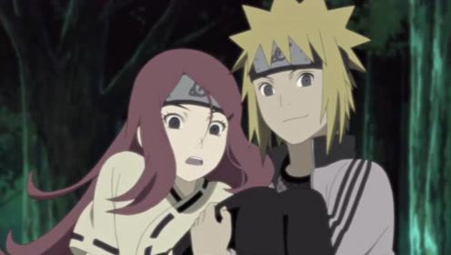 火影忍者:波风水门名场面,公主抱玖辛奈,月下撩妹收获少女芳心