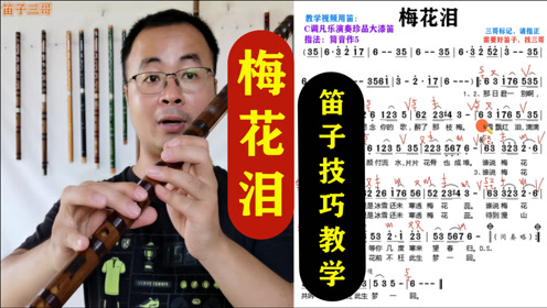 动态曲谱示范_陶笛曲谱12孔(4)