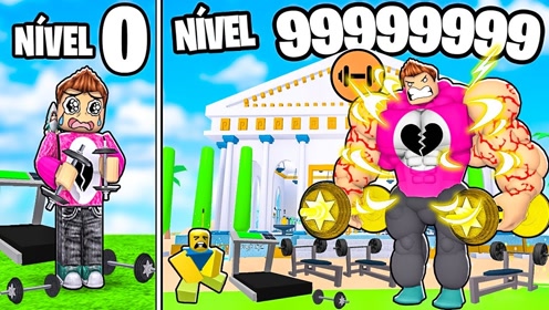 roblox健身房大亨:豪华黄金健身房!欢乐举重模拟器!小格解说