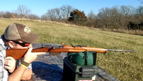 曼利夏m1895卡宾枪实弹射击测试,二战期间退壳困难性能堪忧!