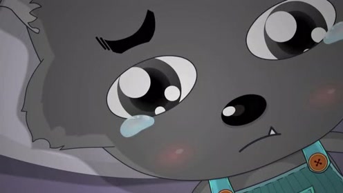 看到灰太狼和灰太狼回家,小灰灰醒来发现是梦,痛哭流泪祈求