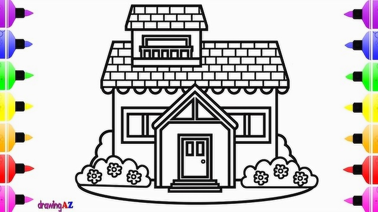 p蓝光画质 三倍流畅播放 4k超清体验  05:15   亲子简笔画:漂亮小房子