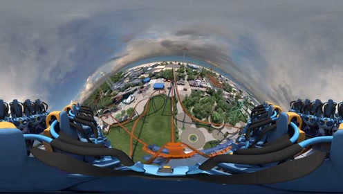 360度全景vr虚拟现实ar视频3d电影游戏网视:画面最美过山车