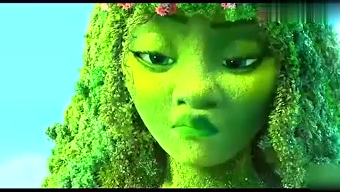 恶卡得到特菲提之心恢复女神之身,海洋奇缘