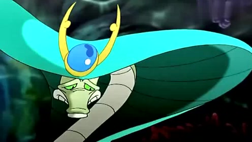 小鲤鱼历险记:赖皮蛇被一只刺豚追着跑,气的它自己打自己的脸