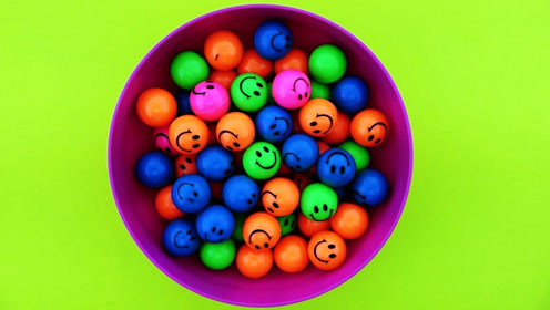 趣味益智玩具 跟着笑脸小球球学习颜色