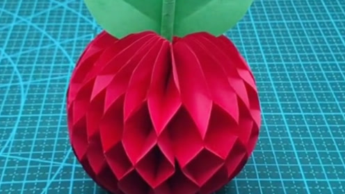 平安夜就要到了,做一个这样的《苹果》手工,送老师和家人再好不过