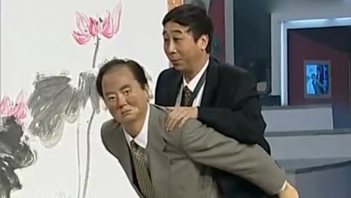 小品-冯巩一个人演俩人的戏,郭冬临都看懵了,小郭子,背朕出宫!