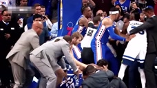 NBA轻松时刻：发什么了啥！这波操作是什么摔倒的？