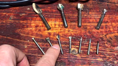 新手自学木雕入门基础知识分享:现代做根雕常用的雕刻刀头介绍(二)