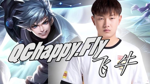 王者荣耀qghappy.fly飞牛 惩击流上单耀 巅峰赛!