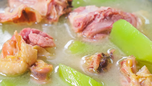 鲜美腊鸭莴笋汤