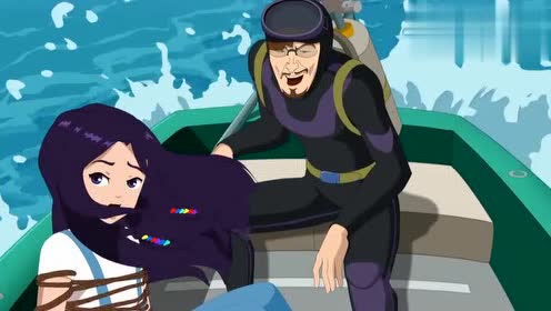 妮娜做了一个奇怪的梦,白色美人鱼让她去拯救马可岛0:00:45少 儿:泡泡