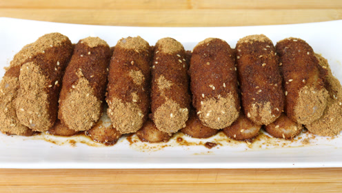 分享一道儿时的味道红糖糍粑 口感软糯做法简单 新手一学就会 红糖糍粑做法的视频教程 美食视频网 教你怎么做美食