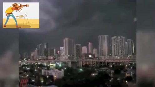 摄像头拍下UFO高速飞行画面，看完我是相信了