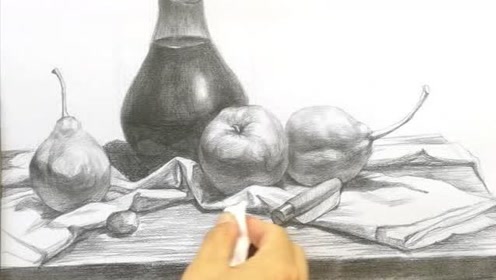 静物素描花瓶 腾讯视频