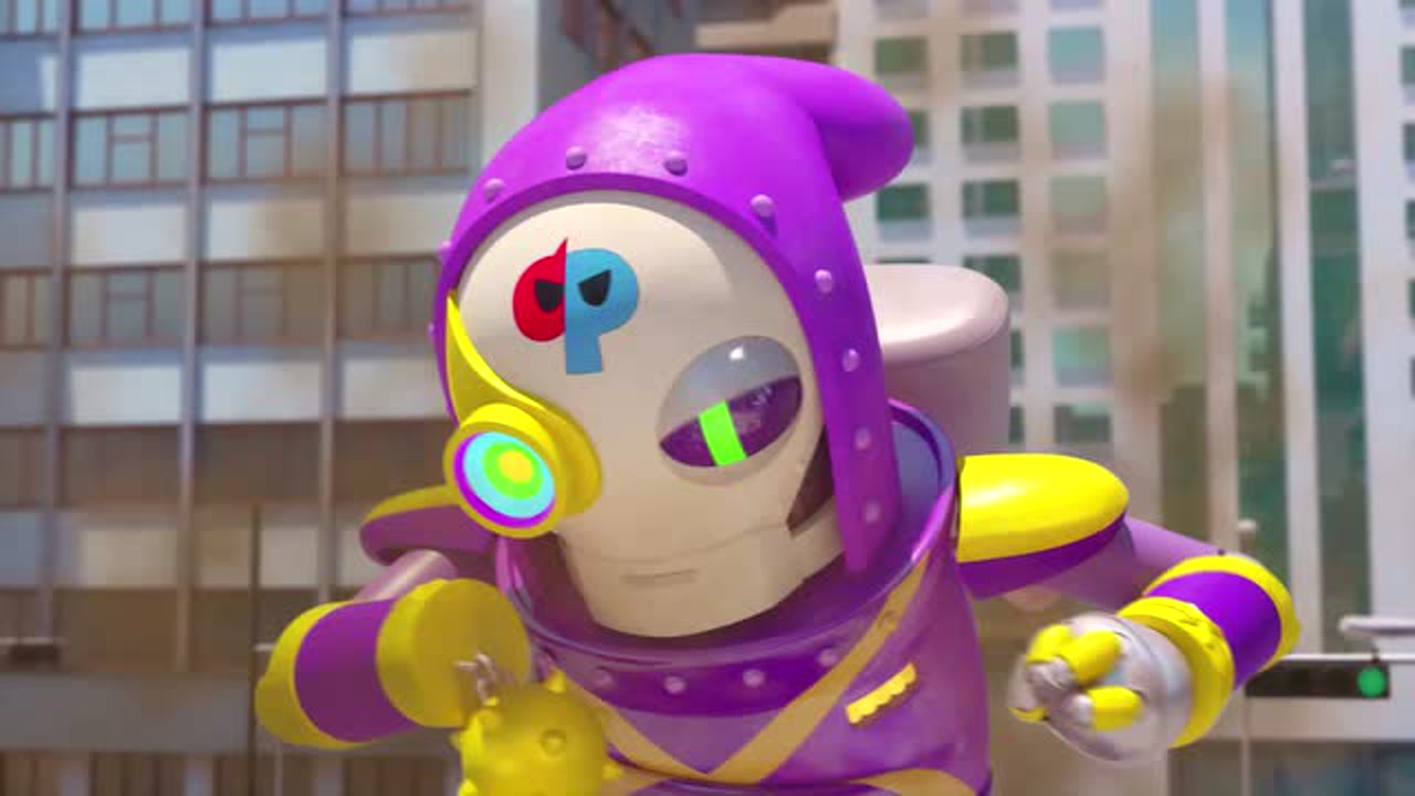 00:24   迷你特工队:麦斯的臭屁威力太大了,怪诞博士直接被熏晕了!