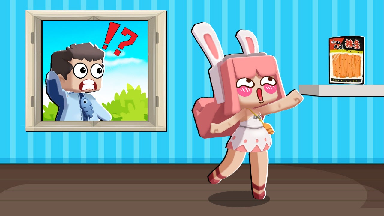 迷你世界:小铃铛嘴馋偷吃木鱼辣条,中途被嘲太矮,网友:狗铛智商在线啦