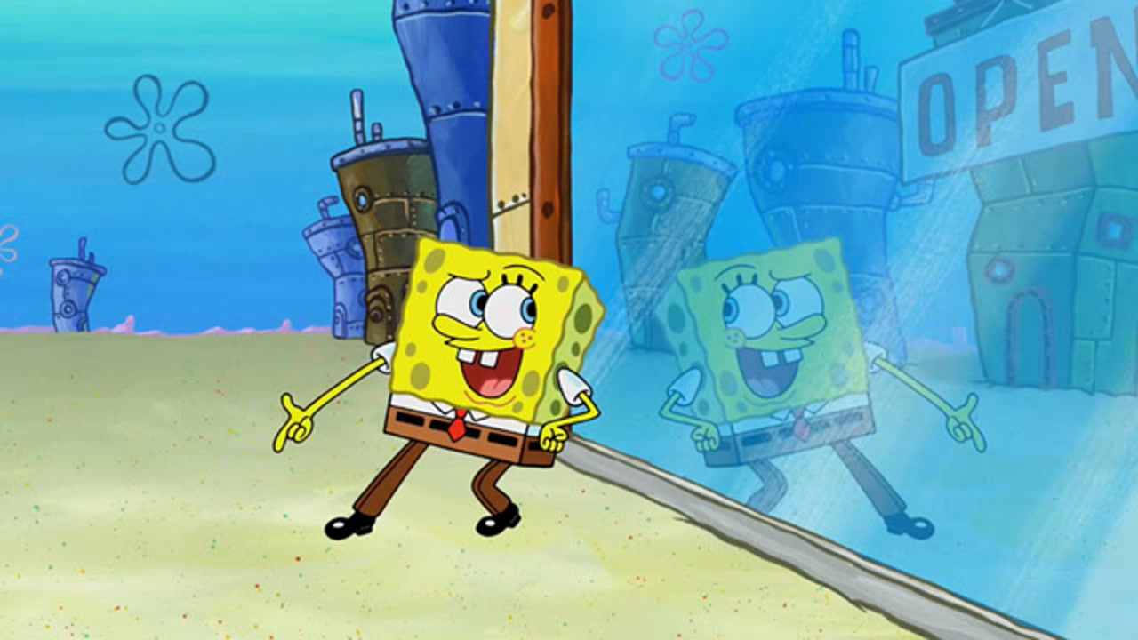 海绵宝宝穿上长裤后,瞬间自信心爆棚,还去蟹堡王辞职不干了!