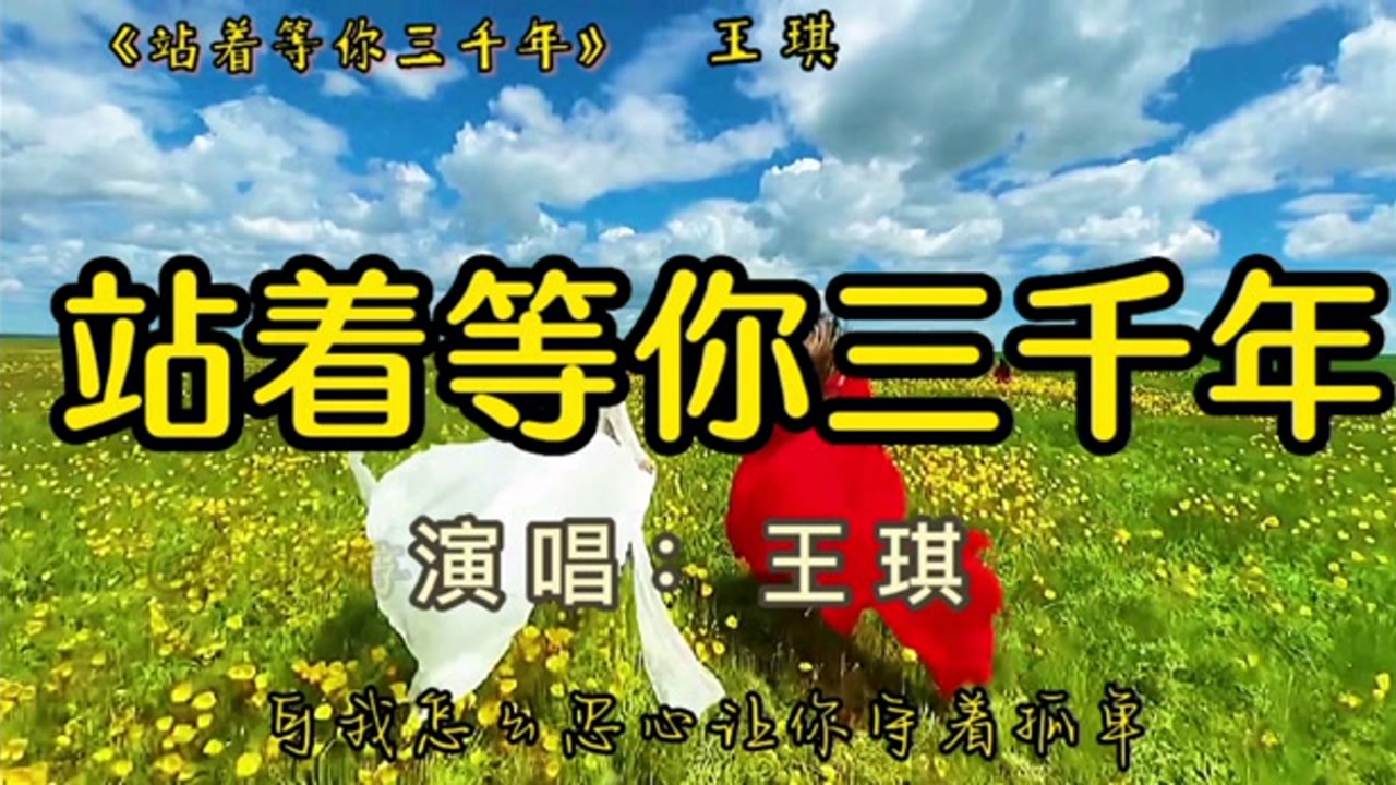 王琪深情演绎《站着等你三千年》