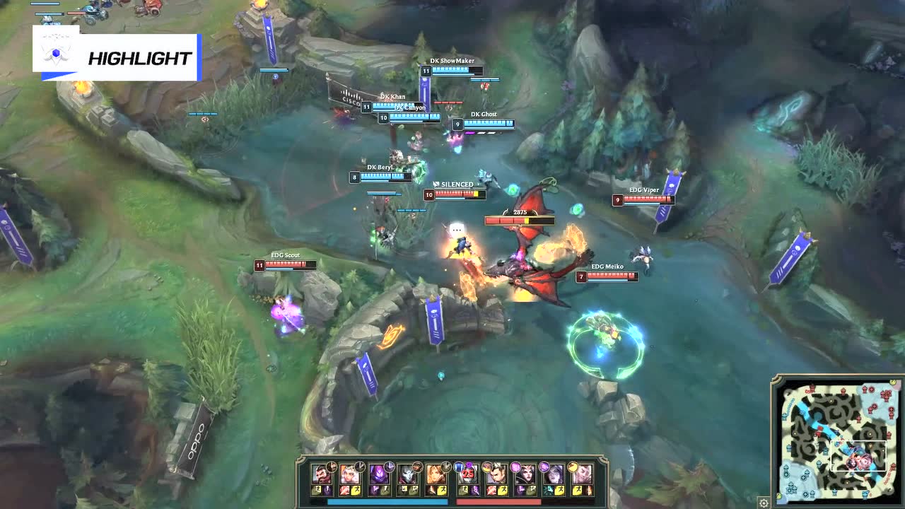 【高光时刻】DK vs EDG 第2局