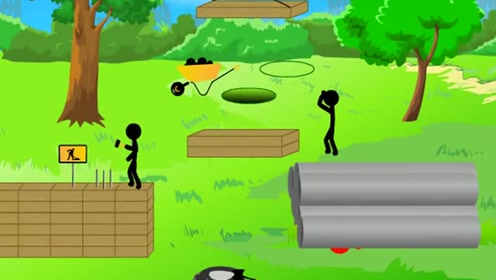 火柴人消失的世界第8版:终于看到他们干活了游戏