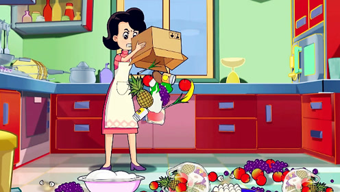 手忙脚乱的围裙妈妈,宁可一团糟也不允许帮忙!