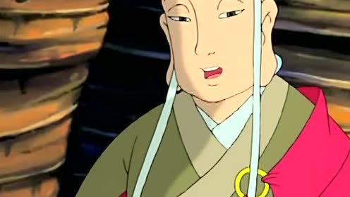 西游记:绿毛怪逃到水中,悟空和八戒在商量着对策