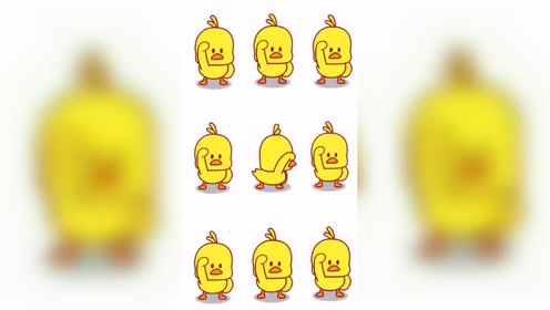 从没见过如此魔性的小黄鸭,小姐姐模仿的好像
