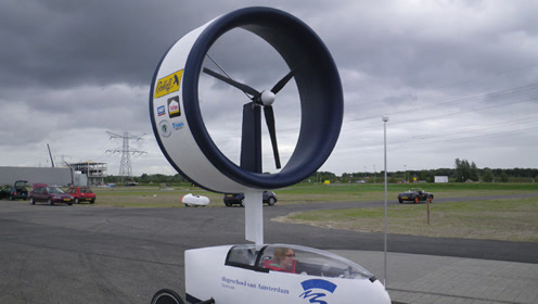 风力小车技术背景图片