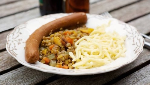 德国排名前列的美食,鸡蛋面疙瘩spatzle,不用揉的手工面