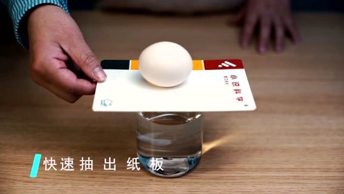 魔力科学小实验时 间:2020-02-13魔力科学小实验| 运动与惯性-鸡蛋