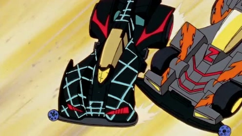 四驱兄弟-新三角箭与蜘蛛王决斗,冲田海第一次当胆小鬼