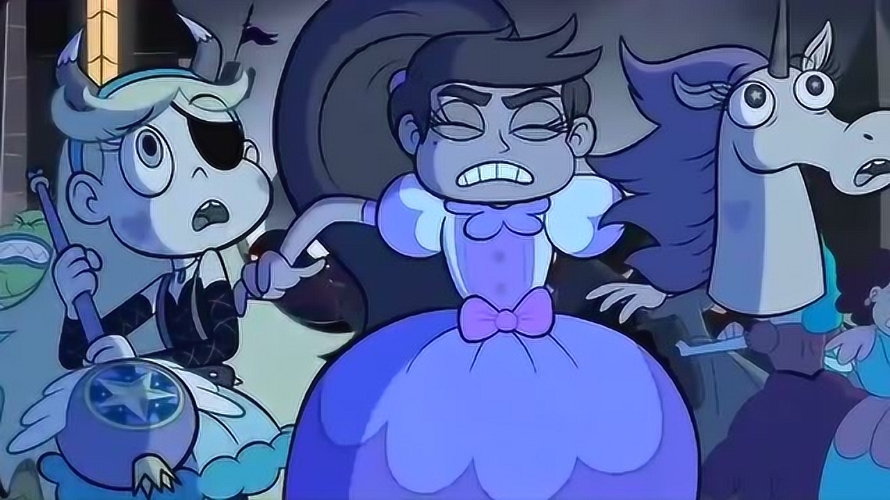 公主闯天关:星蝶麦戈小马头跟公主们一起推翻了圣奥加的高塔