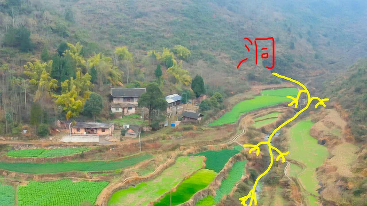 贵州农村这户人家住在龙头之上,天然的风水宝地,看看咋样?