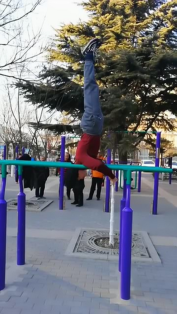 p蓝光画质 三倍流畅播放 4k超清体验  00:11   双杠肩倒立一看就会