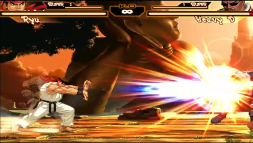 街霸vs拳皇 白疯隆的6种超杀秀 终极波动拳轰杀一切 腾讯视频