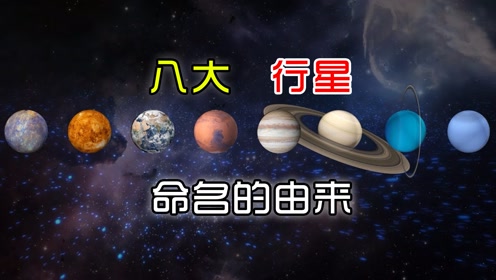 [图]八大行星命名的由来，竟然是中西合并！