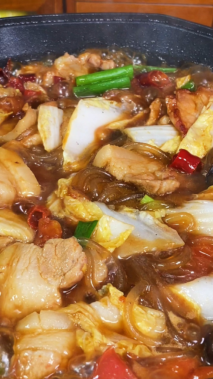 猪肉白菜炖粉条