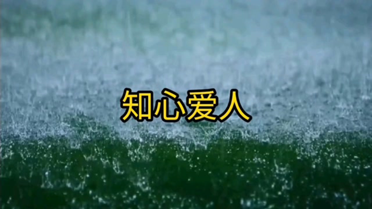 经典歌曲《知心爱人》剪辑版