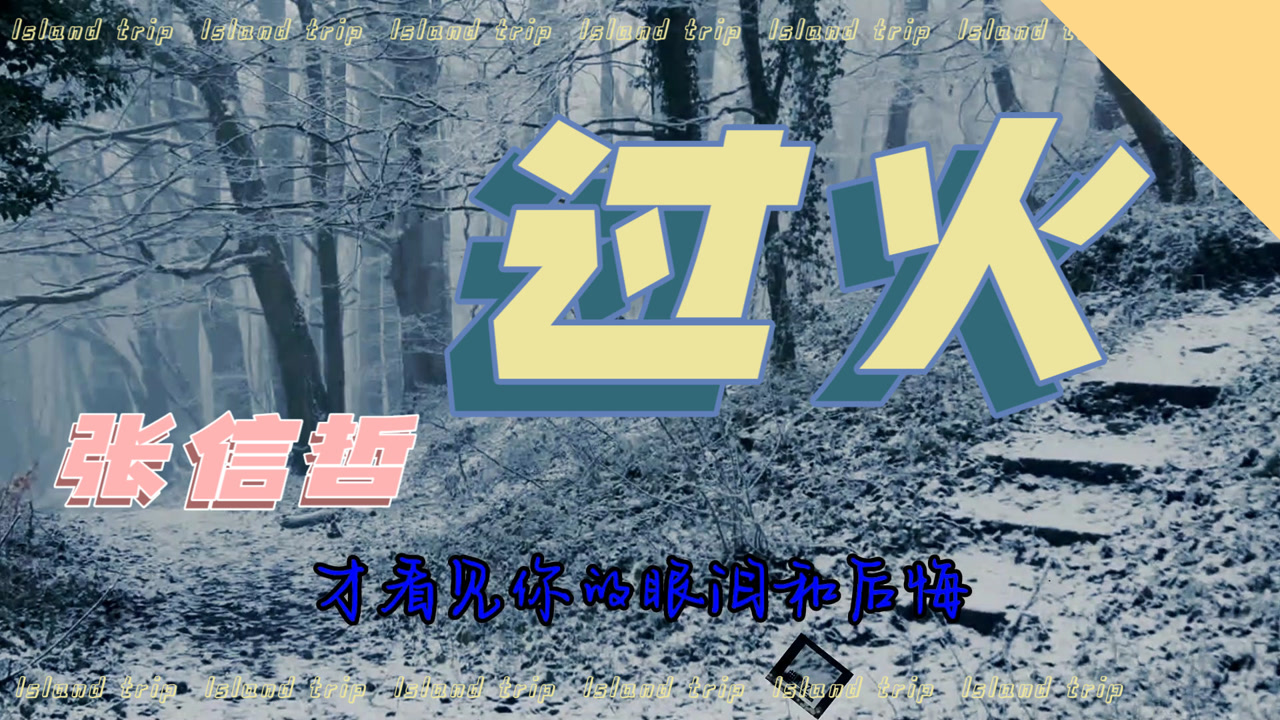 张信哲一首《过火》唱出多少人的心声