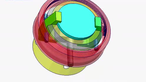 螺母驱动转动压板夹紧机构